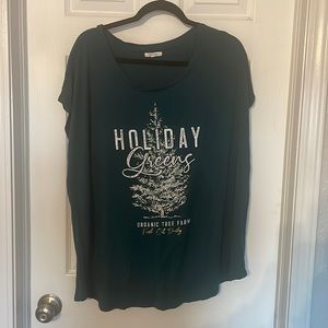 Women’s 2X Green Maurice’s Holiday T-Shirt
